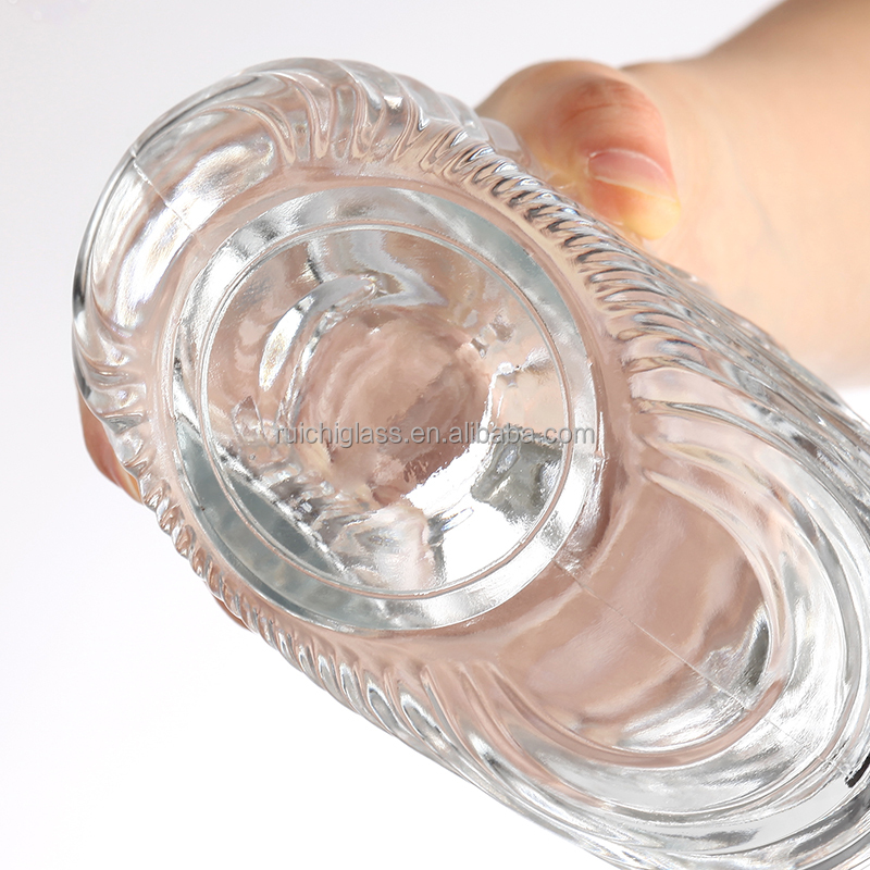 Clear Round Slender Neck Wine Bottles 250ml 300ml 330ml 350ml for Drinking Packaging