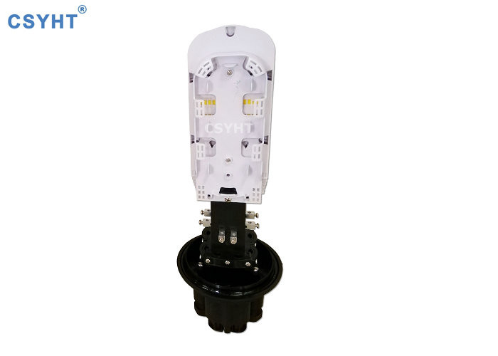 fiber optic joints 144 FO dome closure with one oval and 6 round ports