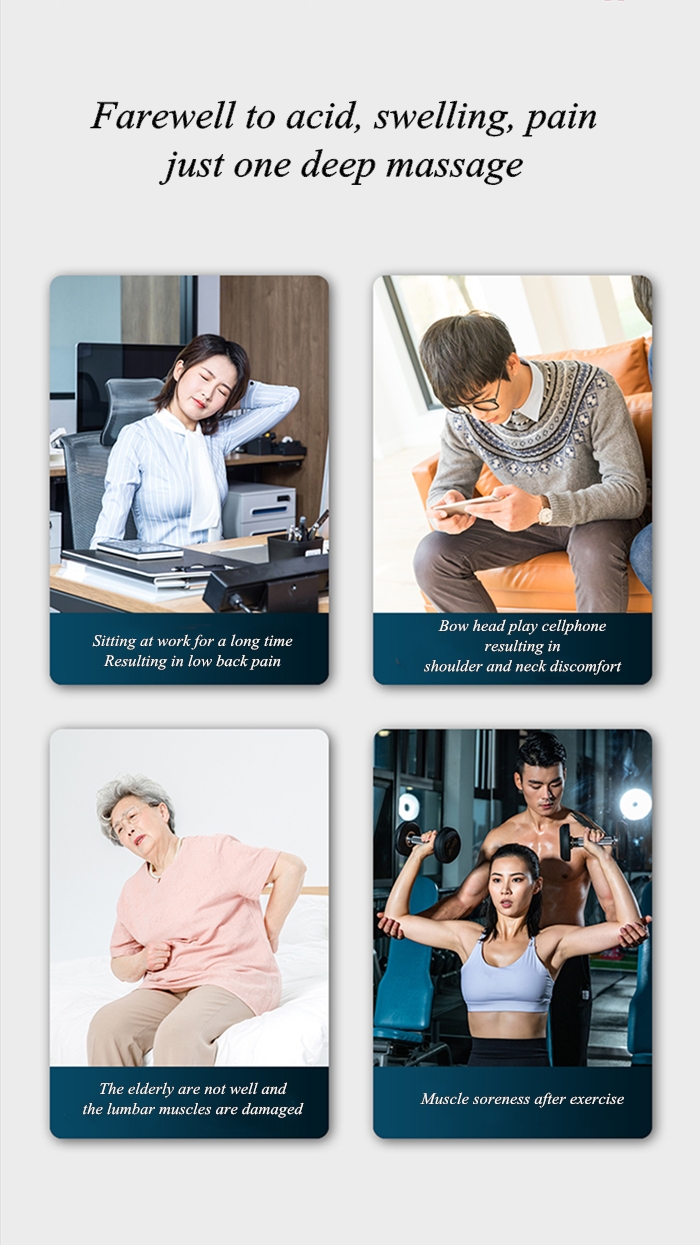 45db Noise Handheld Deep Tissue Massager , Electric Muscle Massage Gun ODM OEM