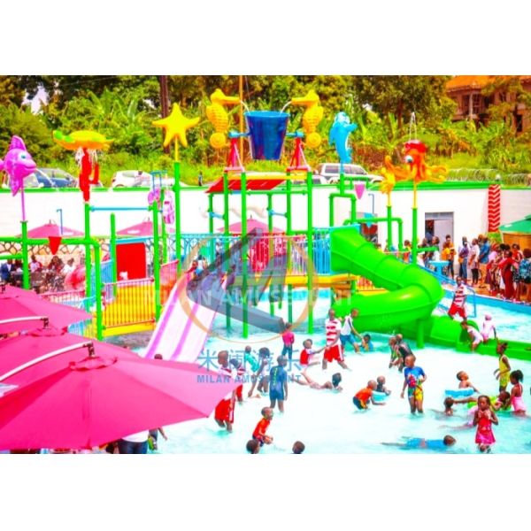Sea Style Commercial Water Playground Middle Size For Leisure