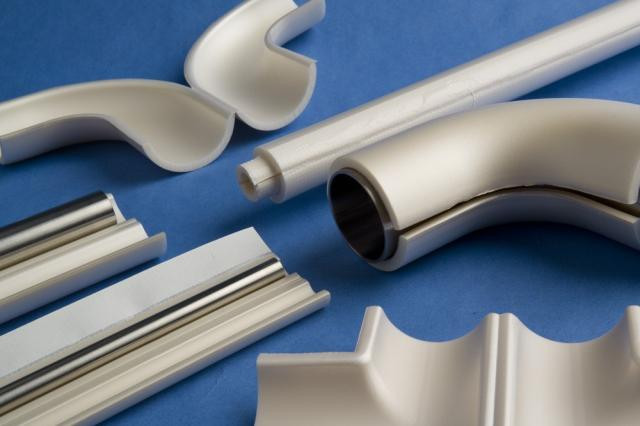 0.05g/Cm3 Lighweight Co2 Foaming PVDF Foam Sheet Material Recycle For Pipe Insulation