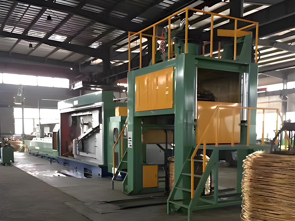 High Speed Copper Rod Breakdown Machine With Automatic Dual Spool Take Up Device