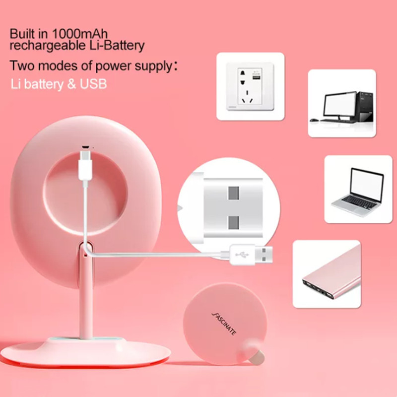 Wholesales Makeup Mirror with LED Soft Ring Lights Touch Sensor Mirror Desktop Mirror