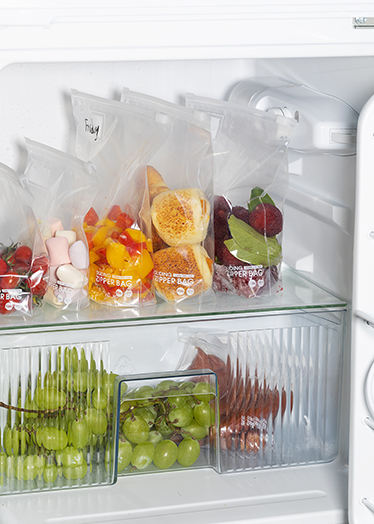 Custom Large Reusable Gallon Food Storage Zipper Ldpe Plastic Saddle Slider Zip lockk Freezer Bags
