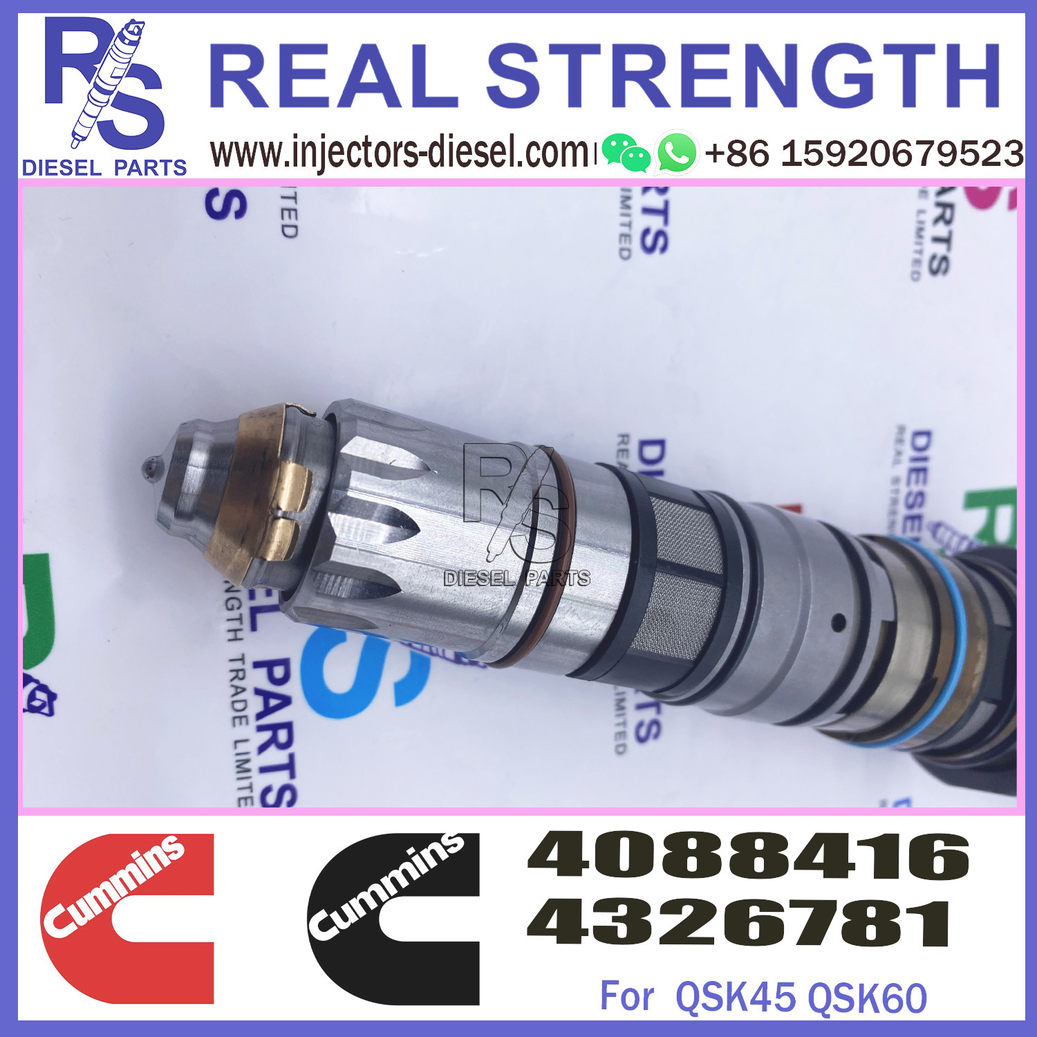 Cummins QSK45 QSK60 Fuel Pump Injector 4088428 4088427 4001813 4326781 4076533