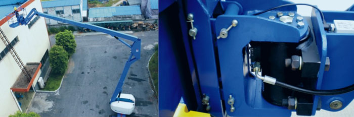 self-propelled boom/22m articulated boom lift
