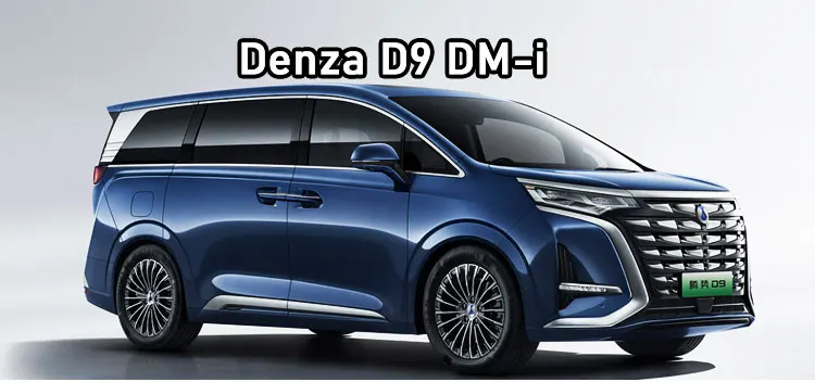 2022 Black/Blue Auto Denza Dnine Dm-I Electric Car 945 Luxury Plug-In Hybrid Medium Mpv