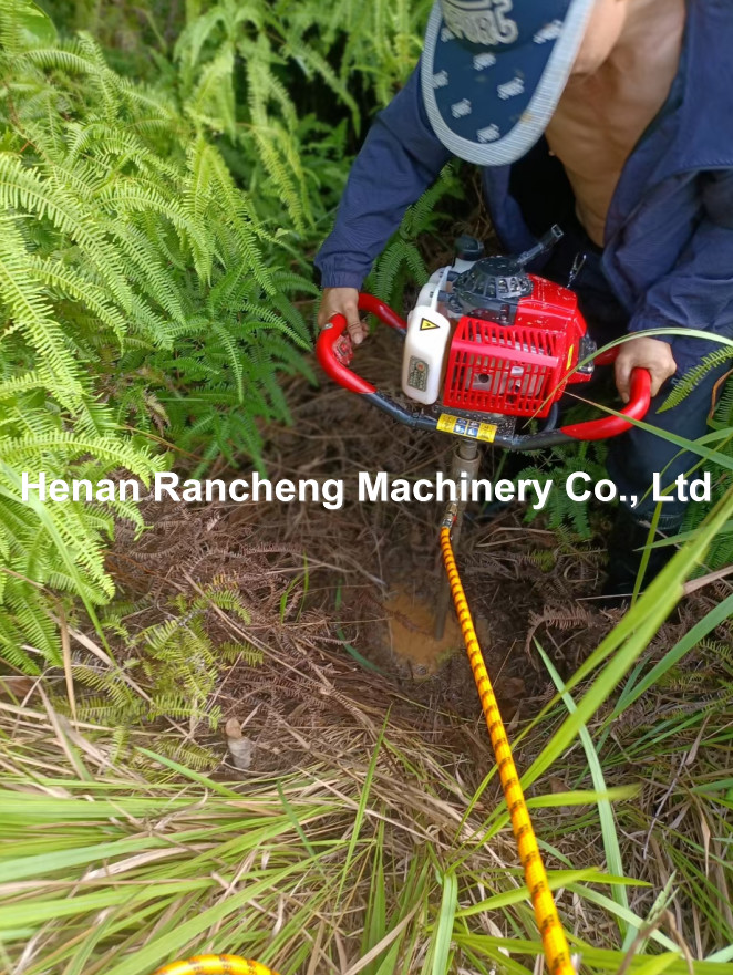 20m Drill Depth Core Drill Rig Portable Core Drilling Equipment 3HP Gasoline Engine