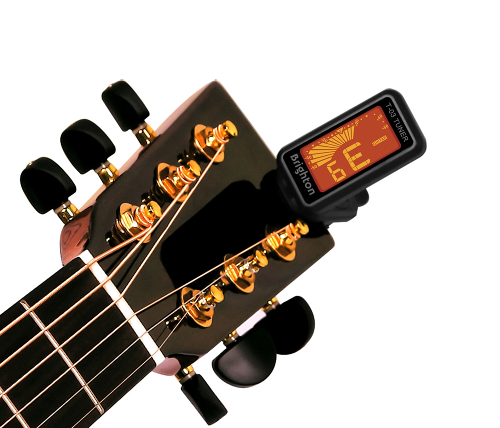 T-02,T-03 ugle musical instrument and accessories and Universal Mini Clip On Electronic Digital Guitar Tuner
