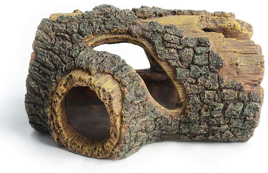 Wood House Betta Fish Aquarium Decoration Items