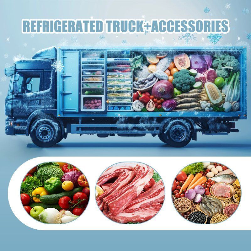 2024 New Isuzu 1tons 1.5 Tons Freeze Refrigerated Box Trucks for Sale