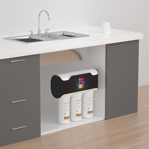 Smart LCD 800 GPD Reverse Osmosis Alkaline Water Purifier TDS Monitoring