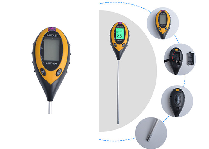 Digital 4 IN 1 Soil Moisture Tester For Potted / Greenhouses , High Accuracy