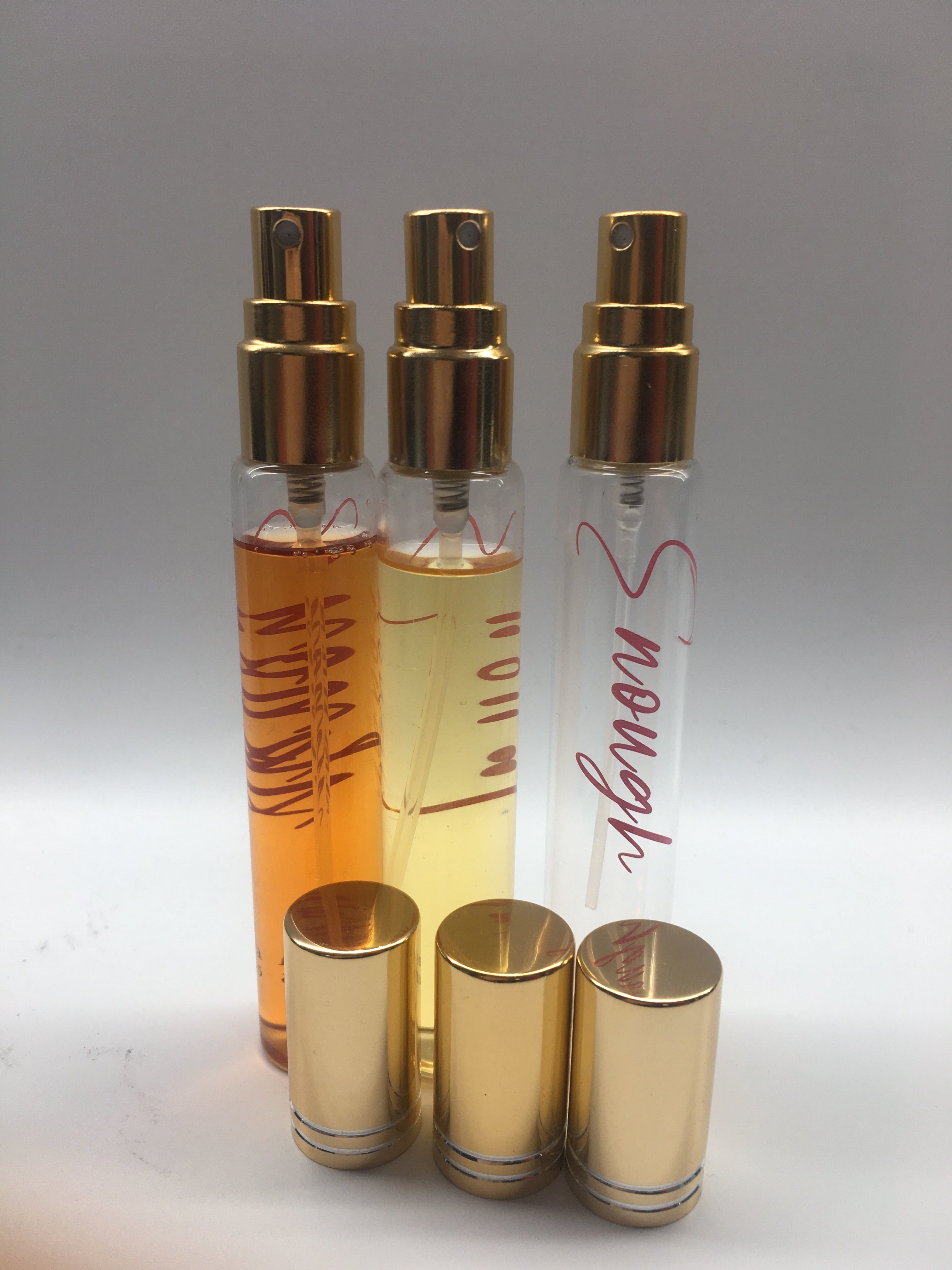 Screw Type Small Perfume Sample Vials Mini Sprayer Sealing 5ml 10ml 15ml