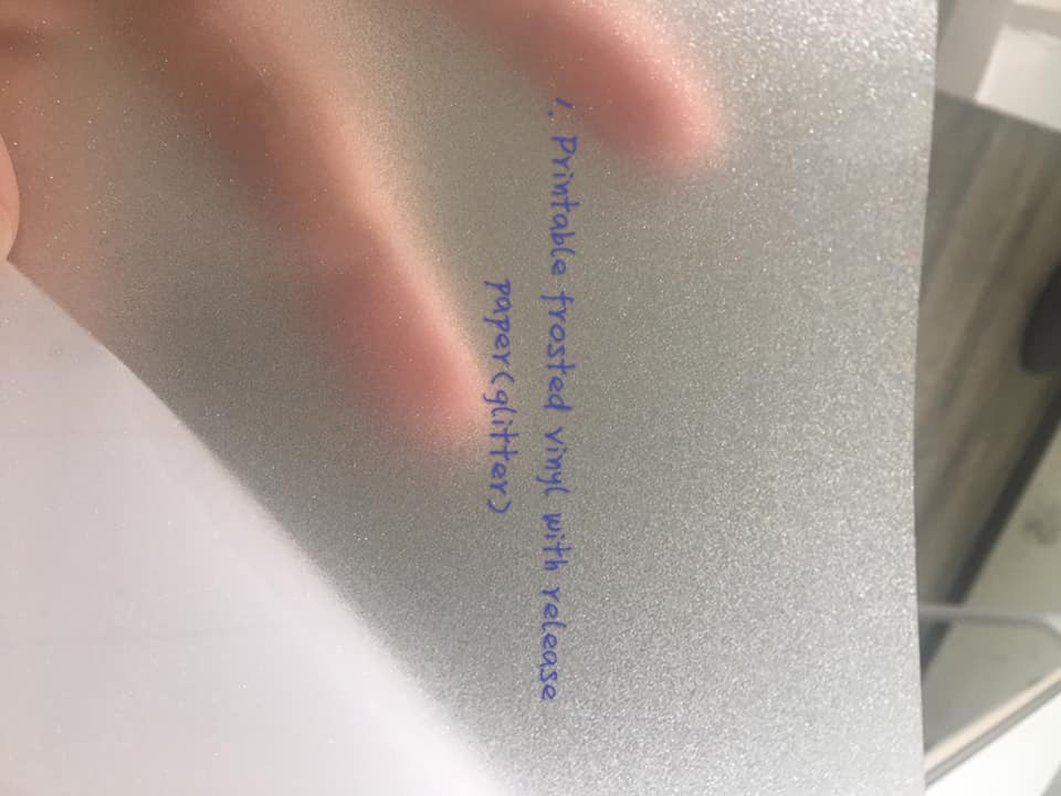 PVC Frosted Self Adhesive Laminating Film Premium Grade For Glass
