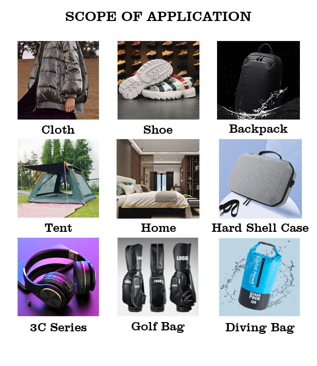 100% Woven Polyester Fabric Fashionable Waterproof For Professional Bag And Other Profuct