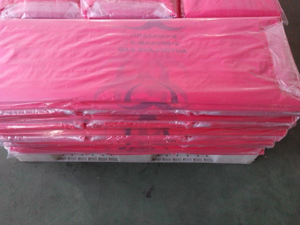 PE packing bag for Asbestos fibers, large size thicker LDPE asbestos remove bags, Large Asbestos Waste Removal Bags, pac