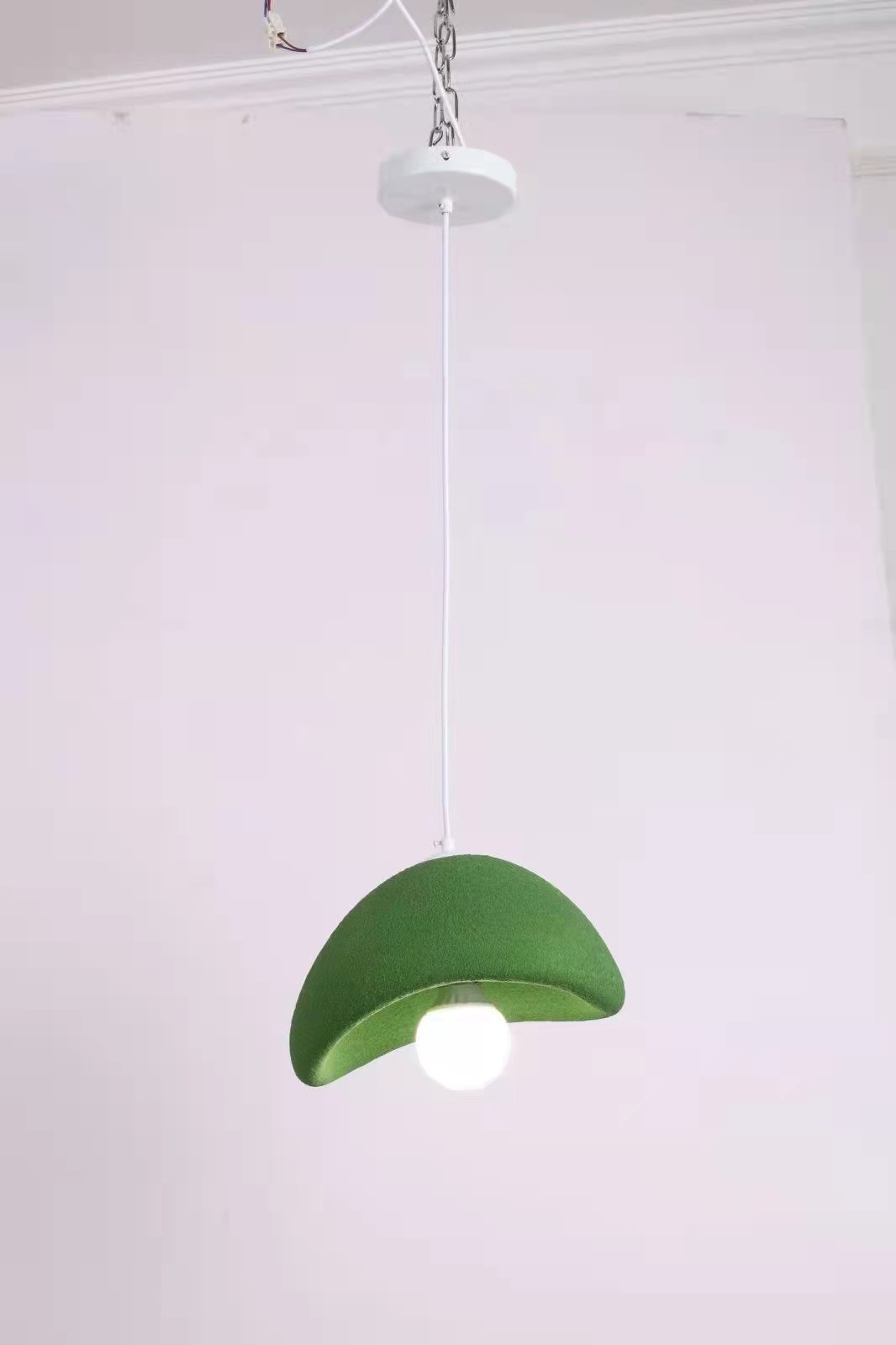 Cement and concrete and resin orange yellow handmake contemporary pendant lamp