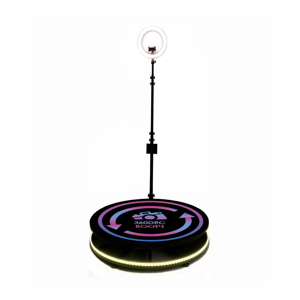 Automatic 360 Degree Selfie Booth Machine rotatable Metal Platform