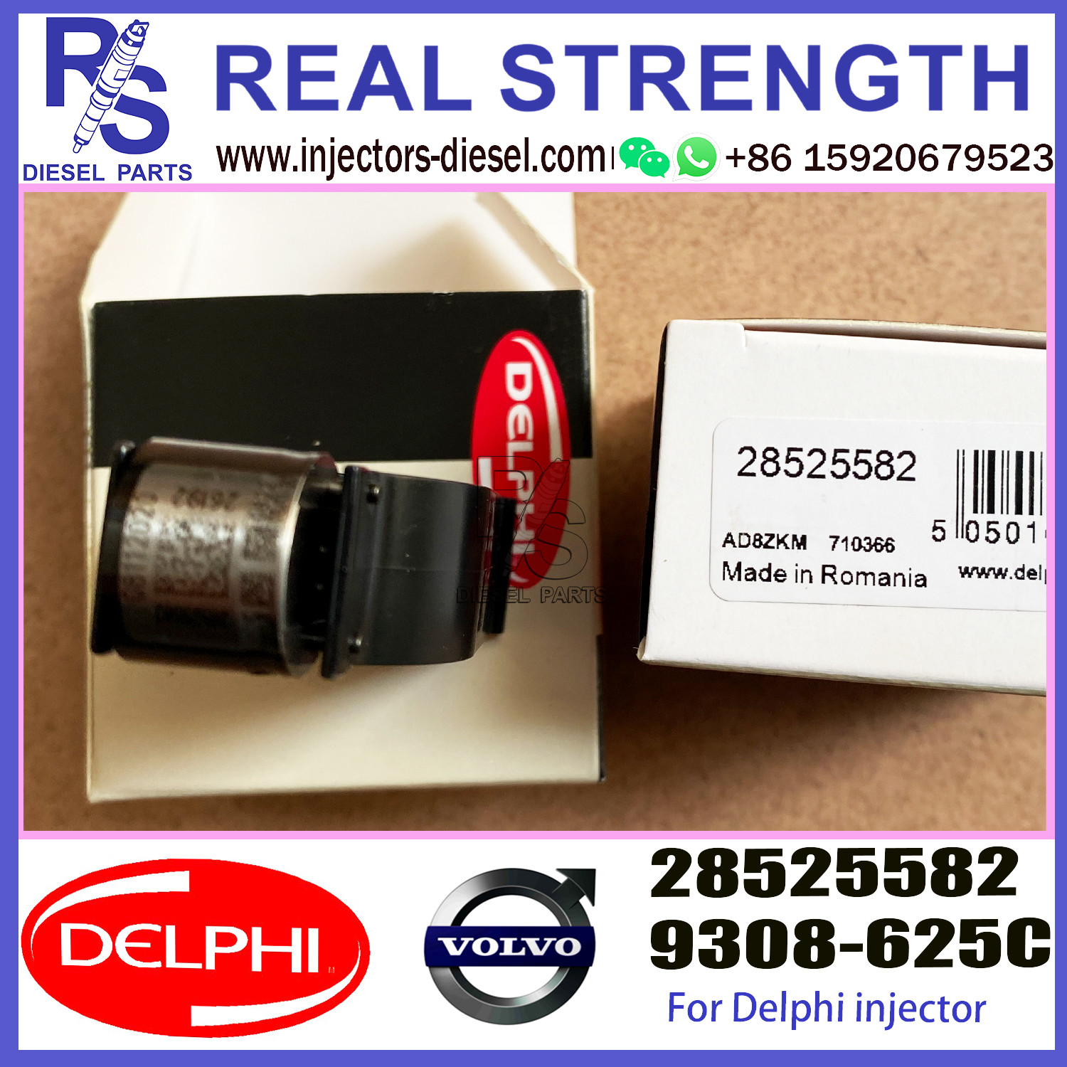 Delphi Fuel Injector Control Valve 9308-625C 28525582 28297167
