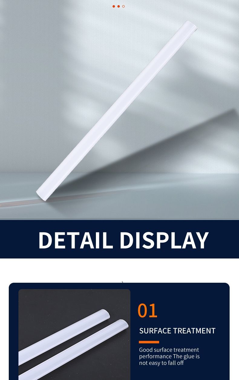 PC Light Cover LED Tube Head Light Cover LED Strip Light Housing PC Diffuser