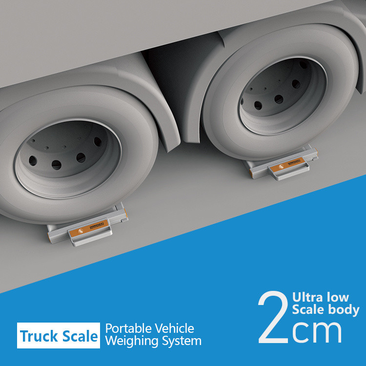 Accurate Portable Truck Scale Weigh Pads with Wireless Printing Display Built-in Lithium Battery