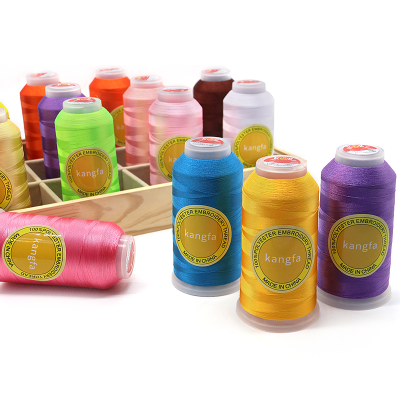 4000Y Embroidery Machine Threads 100% Polyester 120d/2 for in Low Shrinkage Embroidery