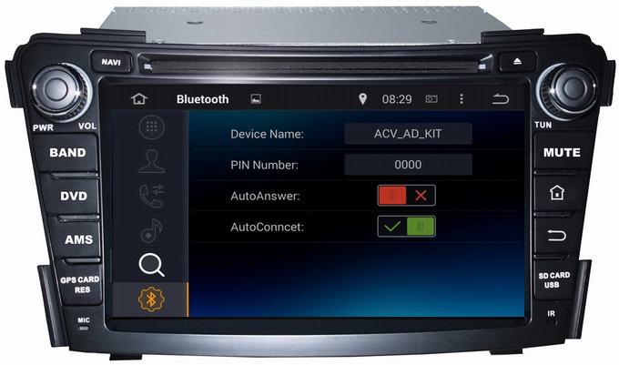 Ouchuangbo Auto Stereo DVD Multimedia Kit for Hyundai I40 2011-2013 GPS Navi Android 4.4 3G Wifi Bluetooth OCB-7029D