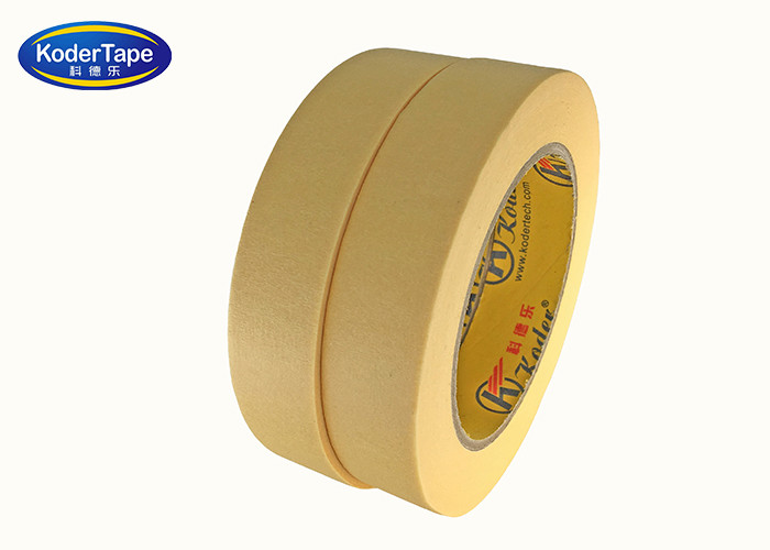 ISO Paper Masking Tape Yellow Color Automotive Decorative Car Painting Crepe