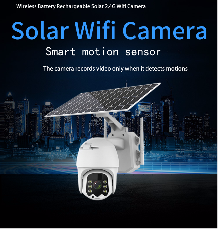 Outdoor PTZ 1080P 2 Way Audio Surveillance Cam Solar Power Wifi Sim Card Solar Camera No Reviews Yet