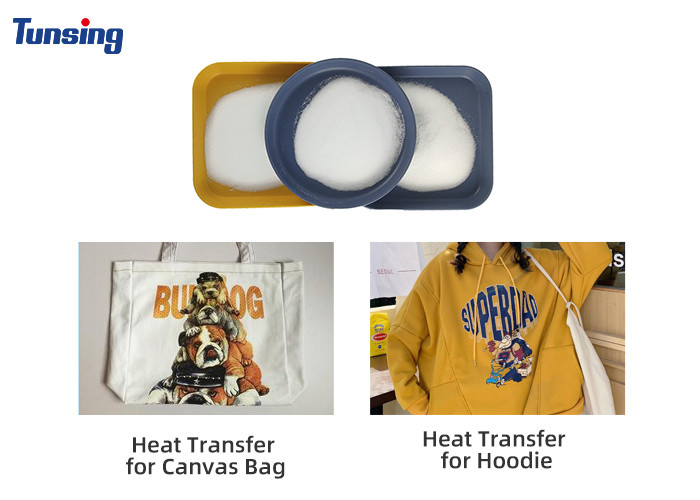 Adhesive TPU DTF Hot Melt Powder For Heat Transfer Machine Shaking