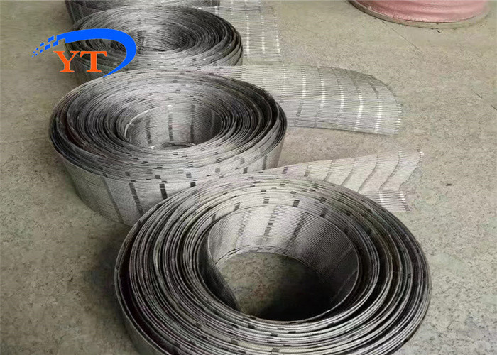 1.2mm Architectural Woven Wire Mesh / Inox 316 304 Stainless Rope Mesh 200x200mm