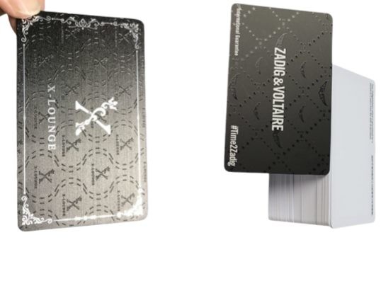 Embossing Printing Matte PVC Magnetic Stripe Contact IC RFID Cards Embossed Business Cards