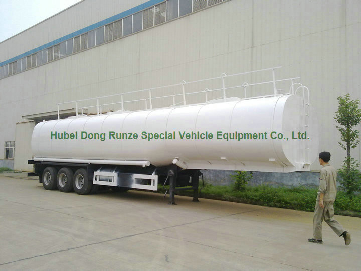50Ton liquid Asphalt Tanker Semi-trailer with 2TBL45P BALTUR Heating and Insulation