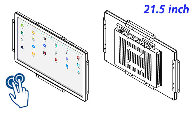 21.5-Inch Android Interactive Platform for Industrial Equipment, Exhibition Displays, Corporate Dashboards, and Public Information Hubs