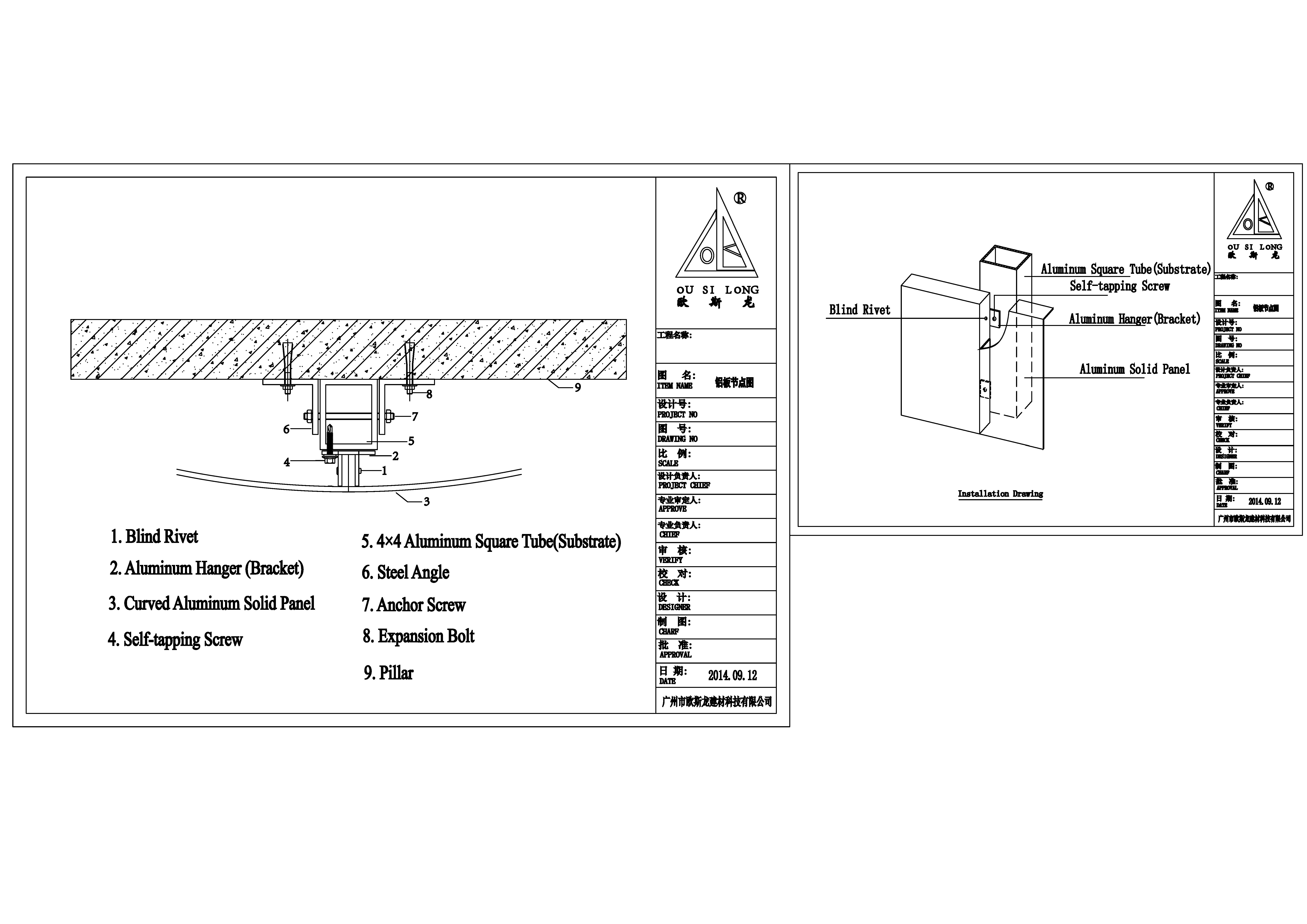 Building Decorative Materials Soundproof Aluminium / Aluminum Honeycomb Composite Ceiling Panel With PVDF Painting