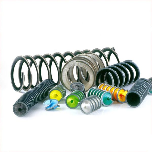 Custom Industrial Nylon Bristle Coil Spring Brush Spiral Inner