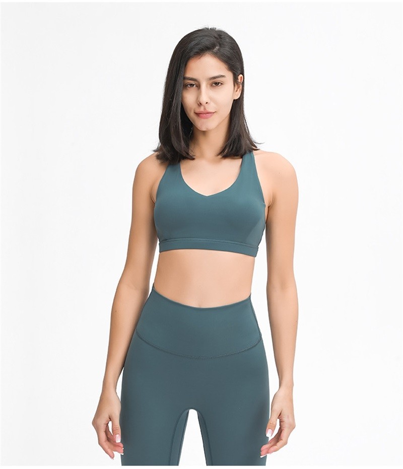Moisture Wicking 220gsm Breathable Yoga Bra Y - Back S M L Size