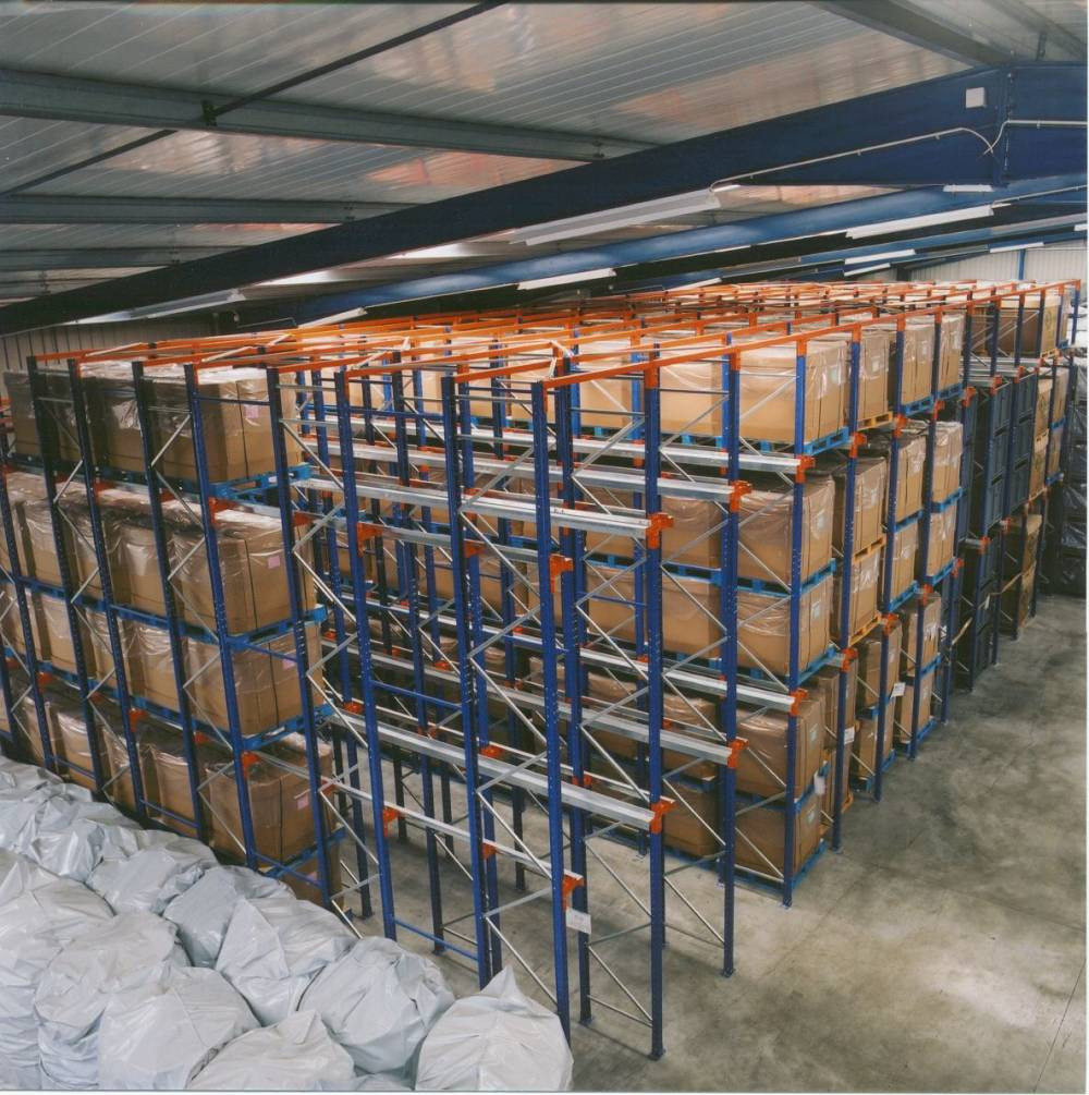 Storage Steel Drive In Pallet Racking System Heavy Duty Industrial Storage Equipment