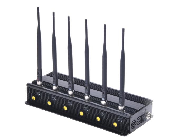 6 Bands Cellphone WiFi Jammer 4G LTE Jammer GPS jammer