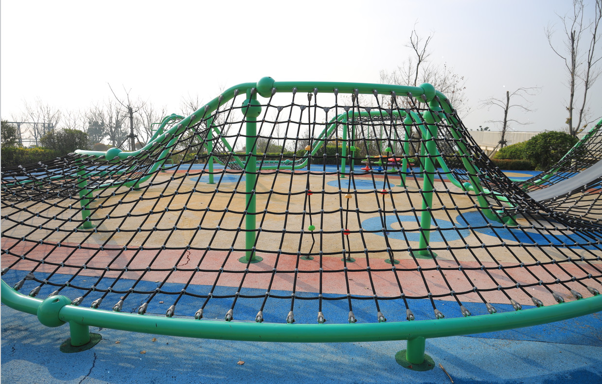 Climbing Net 6 Strands Combination Rope 16mm Polyester For Amusement Park