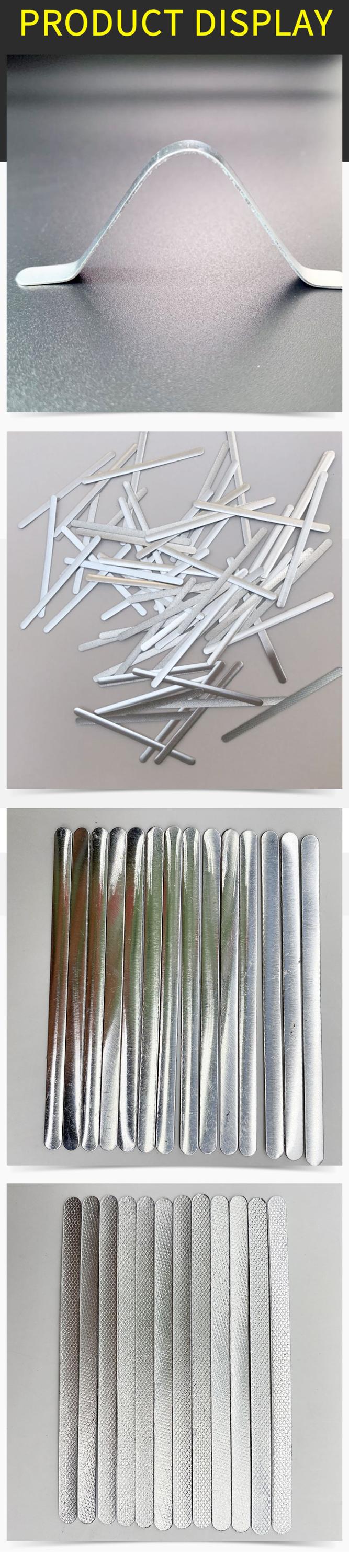 hot sale metal nose bridge bar for face protective factory direct sale custom Aluminum nose bridge