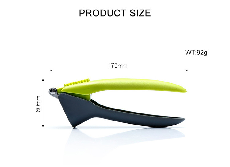 OEM ODM Garlic And Ginger Mincer Green Kitchen Garlic Press