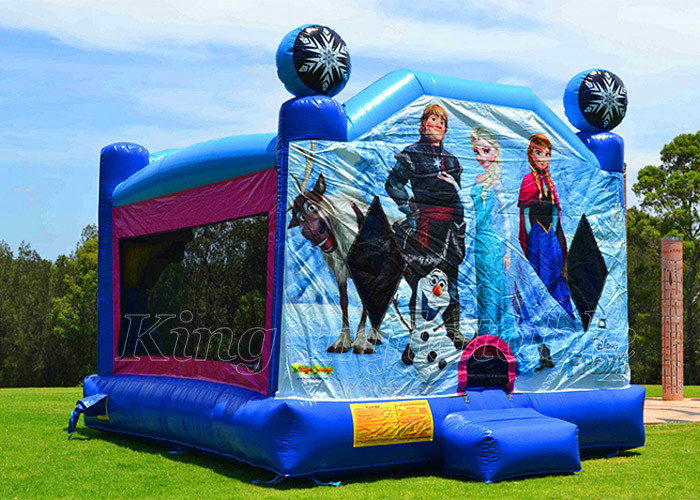 Frozen Elsa Jumping Castle Outdoor Game Inflatable Bounce House For Boys Girls