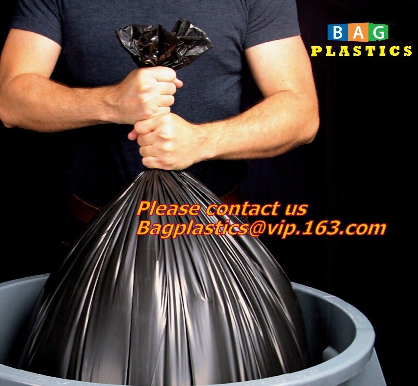 Waste Bin Liners for Home, Office,Trash Bags Small Drawstring Garbage Bags,Handle Trash Bag, with Power Strip, bagease
