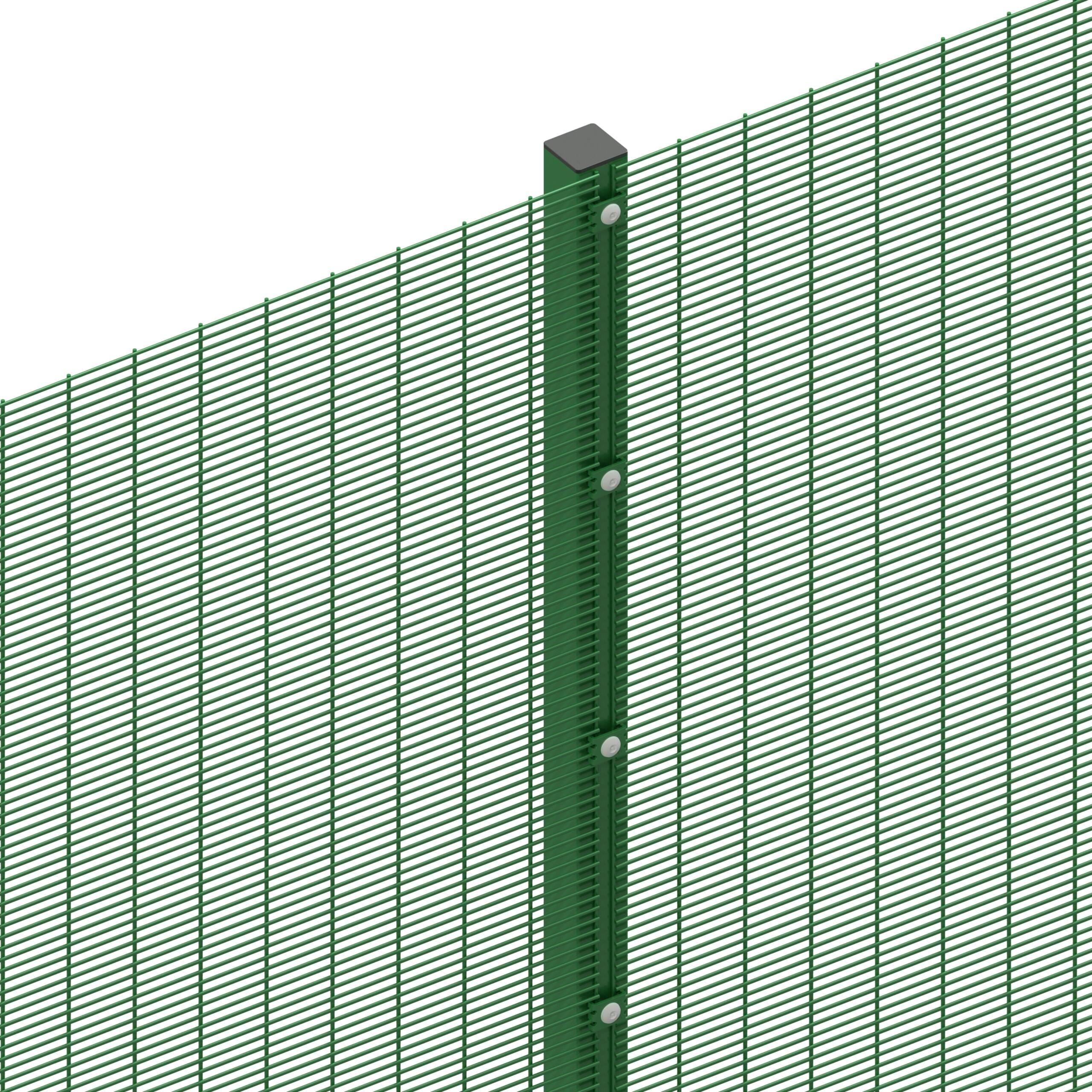 High Security 358 Mesh Anti Climb Fence Panels For Airport