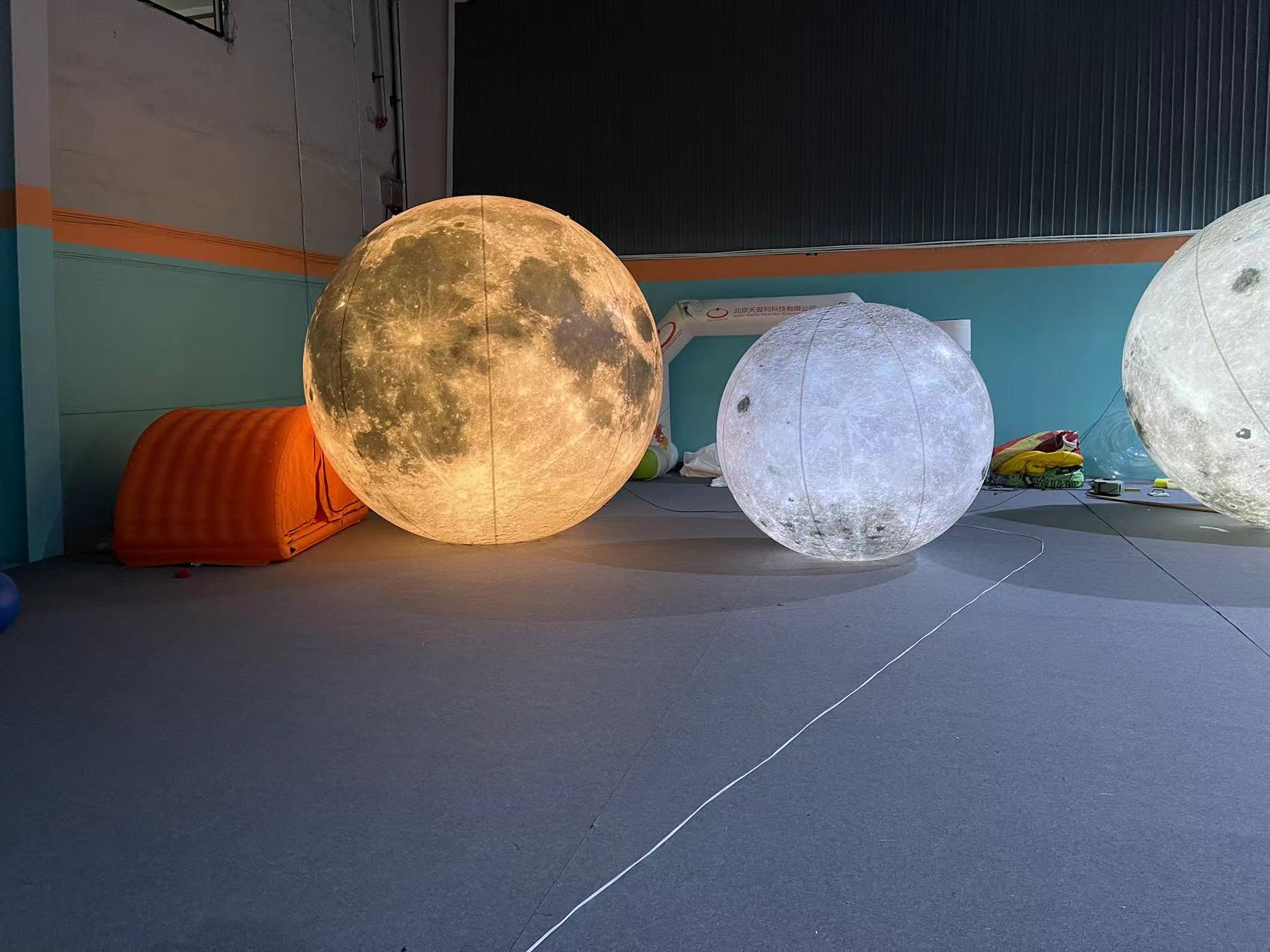 4m Inflatable Advertising Balloons TPU Giant Planet Balloons