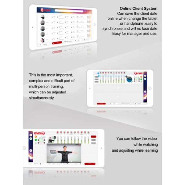 Wireless Ems Training Suit Electric Muscle Stimulator Workout Suit Smart Ems Fitness Gym Ems Training Suit