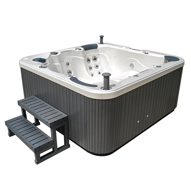 5 Person Hydro Massage Hot Tub Villa Garden Outdoor Bathtub For Home
