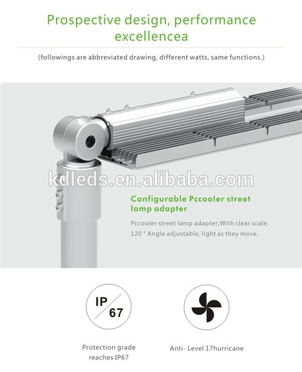 nichia 135lm/w meanwell HLG driver 120w 150w price osram led street light